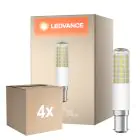 Flerpack 4x Ledvance Special T Slim LED B15d Rör one-handed Klar 8W 1055lm - 827 Extra Varm Vit | Dimbar - Ersättare 75W