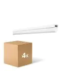 Flerpack 4x Ledvance LED Allmänbruksarmatur Linear Kompakt High Output 25W 2500lm - 830 Varm Vit | 150cm