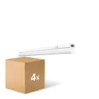 Flerpack 4x Ledvance LED Allmänbruksarmatur Linear Kompakt Växla 8W 800lm - 830 Varm Vit | 60cm