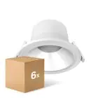 Flerpack 6x Noxion LED Downlight Apollo V2.0 15-25W 1800-3060lm 60D - 830/840 CCT | 220mm - Utskärning   200mm