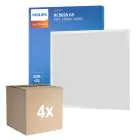 Flerpack 4x Philips LED Panel Ledinaire RC065B 28W 3400lm - 840 Kallvit | 60x60cm - UGR 