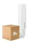 Flerpack 9x Philips CorePro PL-C LED 6.9W 770lm - 840 Kallvit | 2-Stift - Ersättare 18W