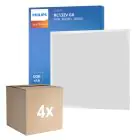 Flerpack 4x Philips LED Panel CoreLine RC132V 26W 3600lm - 840 Kallvit | 60x60cm - UGR 