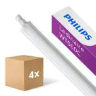 Flerpack 4x Philips LED Allmänbruksarmatur Vattentät Ledinaire WT060C 46W 5600lm - 865 Dagsljus | 150cm