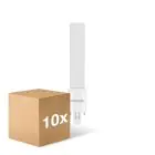 Flerpack 10x Noxion Lucent PL-S LED 4.3W - 827 Extra Varm Vit | 2-Stift - Ersättare 9W