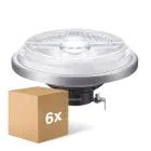 Flerpack 6x Philips MASTER LED Spot G53 AR111 14.8W 875lm 24D - 930 Varm Vit | Bästa färgåtergivning - Dimbar - Ersättare 75W