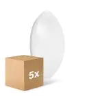 Flerpack 5x Ledvance Surface Cirkulär 400 24W 830 1920lm Vit IP44 | Varm Vit