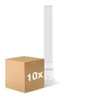 Flerpack 10x Noxion Lucent PL-S LED  6W - 840 Kallvit | 4-Stift - Ersättare 11W