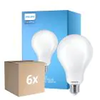 Flerpack 6x Philips Corepro LED Lampa E27 Päron Matt 23W 3452lm - 840 Kallvit | Ersättare 200W