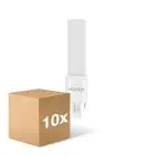 Flerpack 10x Noxion Lucent PL-S LED 2.8W - 830 Varm Vit | 2-Stift - Ersättare 5W