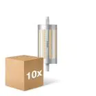 Flerpack 10x Philips Corepro LED Lineair R7s 118mm 17.5W 2460lm - 840 Kallvit | Dimbar - Ersättare 150W
