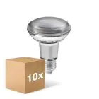 Flerpack 10x Ledvance Performance LED Spot E27 R80 8.5W 670lm 36D - 827 Extra Varm Vit | Dimbar - Ersättare 100W