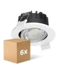 Flerpack 6x Philips LED Spot Ledinaire RS071B 6W 500lm 21x40D - 827-830-840 CCT | 89mm - Utskärning   68mm - IP20 - Dimbar
