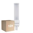 Flerpack 10x Ledvance DULUX-D LED 5W - 840 Kallvit | 2-Stift - Ersättare 10W