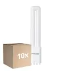 Flerpack 10x Noxion Lucent PL-L LED 7.9W 1000lm - 840 Kallvit | 4-Stift - Ersättare 18W