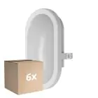 Flerpack 6x Ledvance LED Plafond Vit 11W - 840 