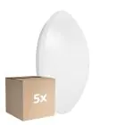 Flerpack 5x Ledvance Surface Cirkulär 350 18W 830 1440lm Vit IP44 | Sensor - Varm Vit - Ersättare 2x18W