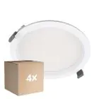 Flerpack 4x Ledvance LED Downlight Comfort Opal Vit 30W/25W/20W 3600lm/3000lm/2400lm 100D - 930-940 CCT | Utskärning   200mm - IP44 - Bästa Färgåtergivning