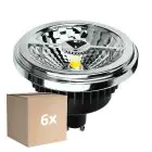 Flerpack 6x Noxion Lucent LED Spot GU10 AR111 15W 850lm 40D - 927 Extra Varm Vit | Bästa Färgåtergivning - Dimbar - Ersättare 75W