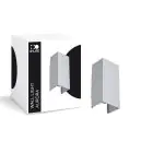 D'Lite Vägglampa Aurora Silver Up & Down 6.5W 500lm - 830-840 CCT | IP54