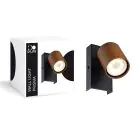 D'Lite Vägglampa Prisma Metall Koppar | IP20 - Passande för 1x GU10