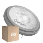 Flerpack 6x Ledvance LED spot G53 AR111 7.4W 450lm 24D - 930 Varm Vit | Bästa färgåtergivning - Dimbar - Ersättare 50W