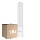 Flerpack 10x Noxion Lucent PL-L LED 7.9W 950lm - 830 Varm Vit | 4-Stift - Ersättare 18W