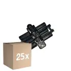 Flerpack 25x Noxion GST - Kompatibel T - Anslutningsstycke - 1 Manlig + 2 Kvinnlig - 3 pole 1,5mm2