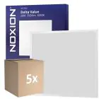 Flerpack 5x Noxion LED Panel Delta Value V5 Backlit 28W 3920lm 830/840 CCT | 60x60cm - < 22 - Philips Drivdon