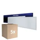 Flerpack 5x Noxion LED Panel Delta Value V5 28W 3920lm - 830-840 CCT | 120x30cm - UGR