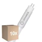 Flerpack 10x Ledvance LED Rör T5 AC Mains P Mains (AC) High Efficiency 11W 1550lm - 830 Varm Vit | 85cm - Ersättare 21W