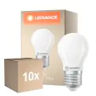 Flerpack 10x Ledvance Classic LED E27 Päron Matt 3.4W 470lm - 827 Extra Varm Vit | Dimbar - Ersättare 40W
