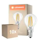Flerpack 10x Ledvance Classic LED E14 Päron Filament Klar 3.4W 470lm - 827 Extra Varm Vit | Ersättare 40W
