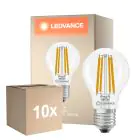 Flerpack 10x Ledvance Classic LED E27 Päron Filament Klar 11W 1521lm - 840 Kallvit| Ersättare 100W