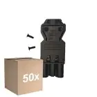 Flerpack 50x Noxion GST - Kompatibel Anslutningsstycke - Manlig - 3 pole
