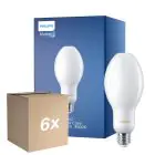 Flerpack 6x Philips TrueForce Core LED E27 HPL/SON Matt 13W 2000lm 300D - 840 Kallvit | Ersättare 50W