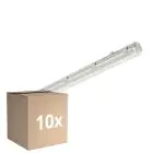 Flerpack 10x Philips LED Allmänbruksarmatur Vattentät WT050C | Passande För 1x150cm LED Rör