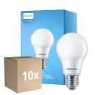 Flerpack 10x Philips Corepro LED Lampa E27 Päron Matt 4.9W 470lm - 840 Kallvit | Ersättare 40W