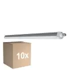 Flerpack 10x Ledvance LED Allmänbruksarmatur Vattentät Fukttät Kompakt 23W 2800lm - 840 Kallvit | 120cm 
