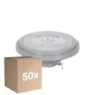 Flerpack 50x Noxion LED Spot G53 AR111 7.4W 450lm 40D - 930 Extra Varm Vit | Bästa Färgåtergivning - Dimbar - Ersättare 50W