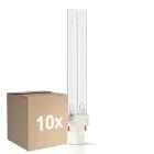 Flerpack 10x Philips PL-S 9W - UV-C | 2-Stift