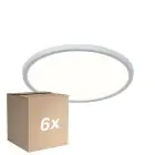Flerpack 6x Nordlux LED Taklampa Oja 29 Vit 15W 1700lm - 830-840 CCT | IP54 - Dimbar