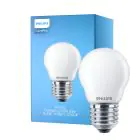 Philips Corepro LED Lustre E27 boll Matt 4.3W 470lm - 827 Extra Varm Vit | Ersättare 40W