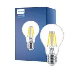 Philips MASTER Value LED Lampa E27 Päron Klar 3.4W 470lm - 927 Extra Varm Vit | Bästa färgåtergivning - Dimbar - Ersättare 40W