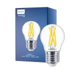 Philips MASTER LED E27 Boll Filament Klar 3.5W 470lm - 922-927 Dim To Warm | Bästa Färgåtergivning - Dimbar - Ersättare 40W