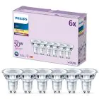 Flerpack 6x Philips LED Spot GU10 PAR16 5W 355lm 36D - 827 Extra Varm Vit
