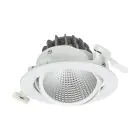 Philips LED Spot Greenspace Accent Cardanic Aluminium Vit 31W 3900lm 36D - 930 Varm Vit | 163mm - IP20 - Bästa Färgåtergivning - Dali Dimbar