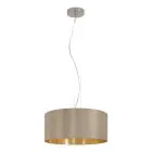 Eglo Pendellampa Maserlo Stål Satin Nickel | Passande för 3x E27