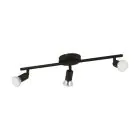 Eglo Taklampa Buzz-LED Stål Svart 3x2.8W 3x250lm - 830 Varm Vit | IP20 - Inkl. 3x GU10