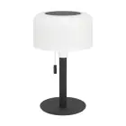 Eglo Bordslampa Montapalma Solar Stål Svart 2W 190lm - 830 Varm Vit | IP54 - Dimbar - USB-C